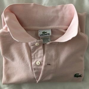 Pink Lacoste Men’s Polo Shirt, size 5